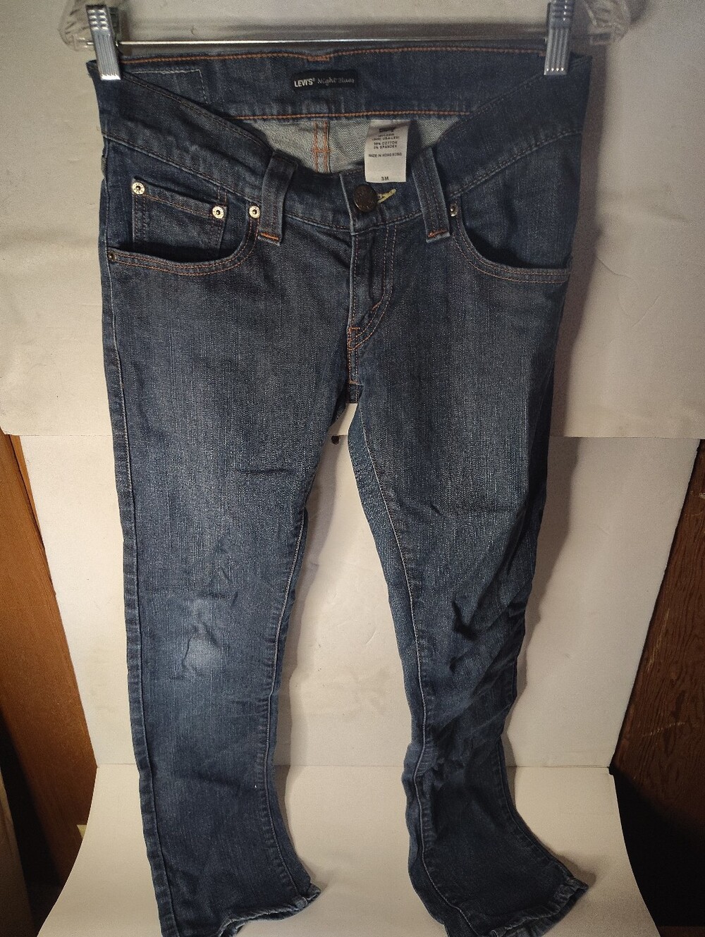 Levi's Night Blues Blue Jeans Size 3M 30 X 31 Made in Hong Kong